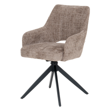 Трапезен стол HEREFORD - кафяв