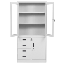 Метален шкаф Carmen CR-1278 J - сив