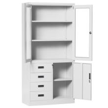 Метален шкаф Carmen CR-1278 J - сив