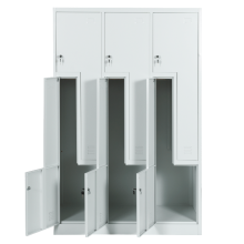 Метален шкаф Carmen CR-1294 J - сив