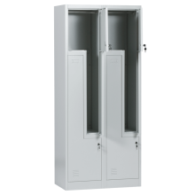 Метален шкаф Carmen CR-1280 J - сив