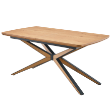 Разтегателна трапезна маса PADUA 120 - ясен