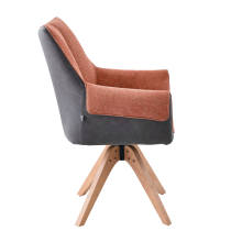 Трапезен стол NOVARA - оранжев