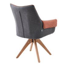 Трапезен стол NOVARA - оранжев