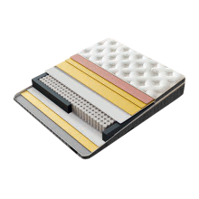 Тапицирана спалня с матрак MINI PUZZLE 160 х 200 - сив 18